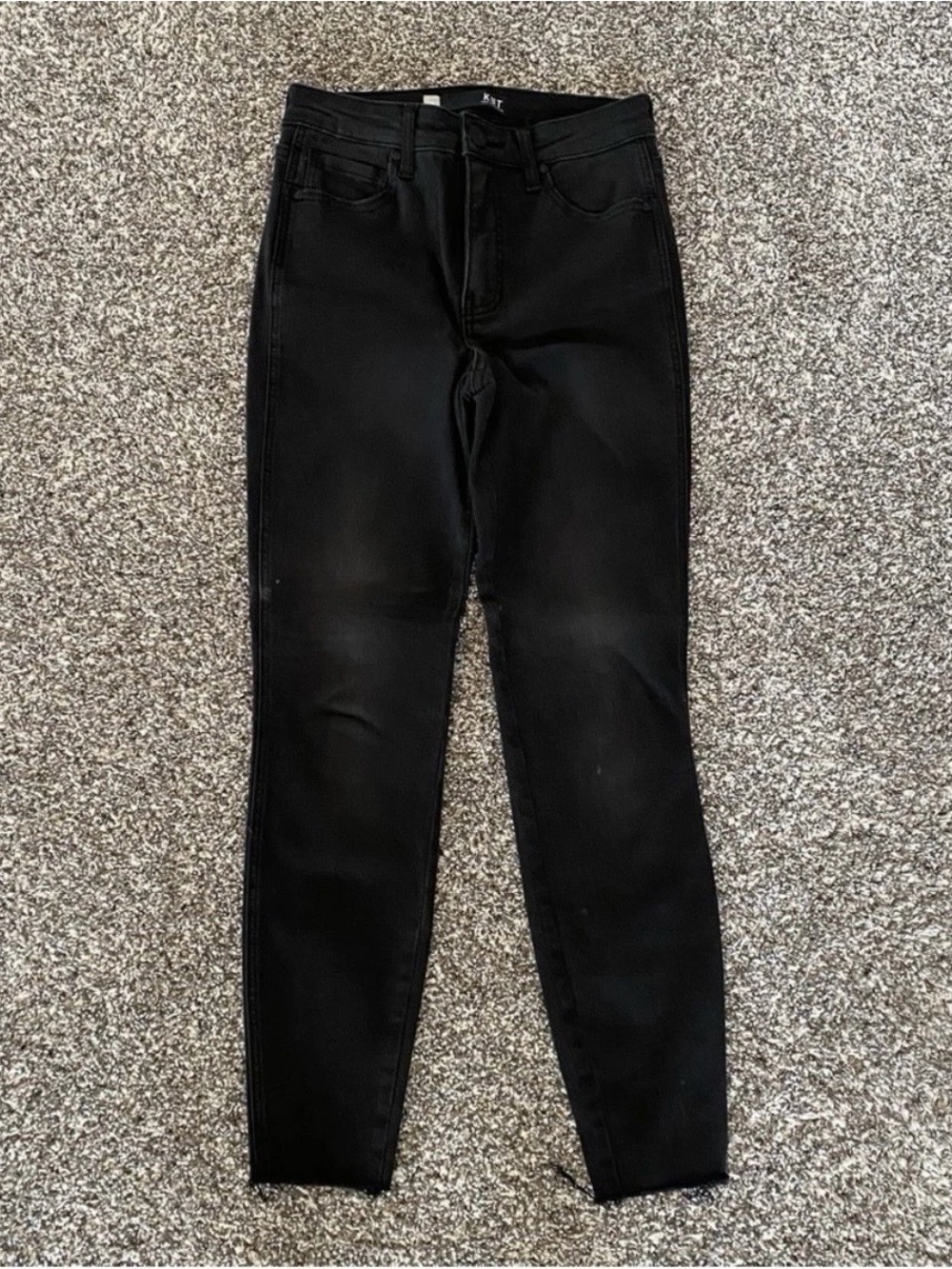 KUT from the Kloth Black Skinny Jeans Size 0 Stretch Denim Womens